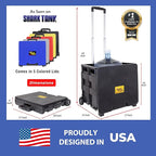 dbest products Quik Cart Collapsible Rolling Crate on Wheels - Image 4