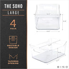 BINO | Plastic Organizer Bins, Large - Image 2