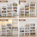 BROVIEW 300QT Extra Large Stackable Storage Bins, 75Gal Clear Plastic Closet - Image 7