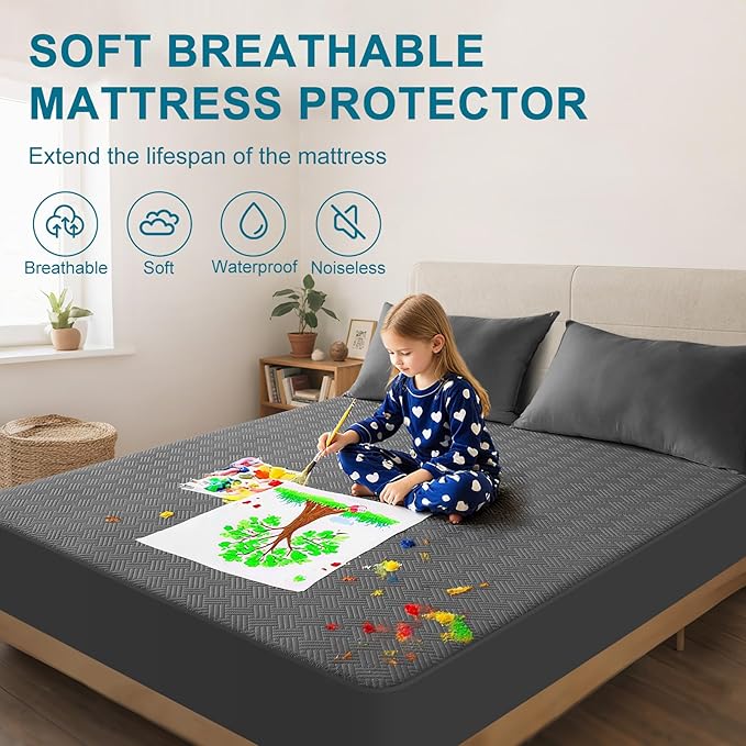 Waterproof Mattress Protector King Size - Image 3