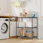 Storage Shelves Adjustable Wire Shelving Metal Wire Rack Shelving Unit Storage - Image 6