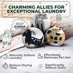 No More Dryer Sheets! Reusable Wool Dryer Balls XL 6-Pack - Image 2