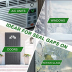 Transparent Window Weather Sealing Tape 2 Inch x 35 Yards Weather Stripping - Image 6