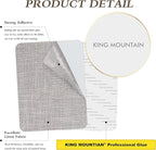 KING MOUNTAIN Fine Linen Fabric Patches, Self-Adhesive, 8x11 inch, - Image 2