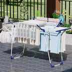 APEXCHASER Clothes Drying Rack, Foldable Gullwing Laundry Rack - Image 8