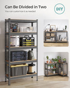SONGMICS 5-Tier Storage Shelves, Load 2310 lb, Boltless Assembly, Adjustable - Image 7