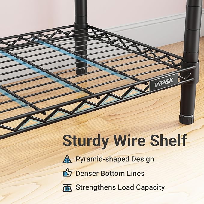 VIPEK V5LC Garment Rack Heavy Duty Covered Clothes Racks - Image 9