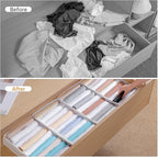 4 Packs T-shirt Drawer Organizers - Image 2
