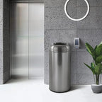 Dyna-Living Stainless Steel Trash Can Outdoor Large Garbage Can - Image 5