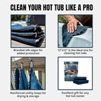 TUBTEK Microfiber Hot Tub Surface Cleaner Towels – Hot Tub Cover Cleaner & - Image 5