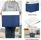DULLEMELO Large Storage Basket 17"x12"x15", Fabric Organizer Bin - Image 4