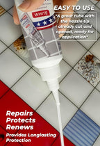 Tile Grout Repair, Grout Filler Tube Repair Kit, Tile Grout Paint, Grout Sealer - Image 2
