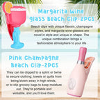 Sieral 8 Pcs Beach Towel Clips Beach Chair Pool Clips - Image 3