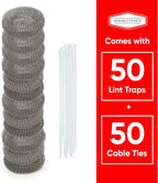 Washing Machine Lint Trap – Stainless Steel Hose Filter, Mesh Drain Catcher - Image 3