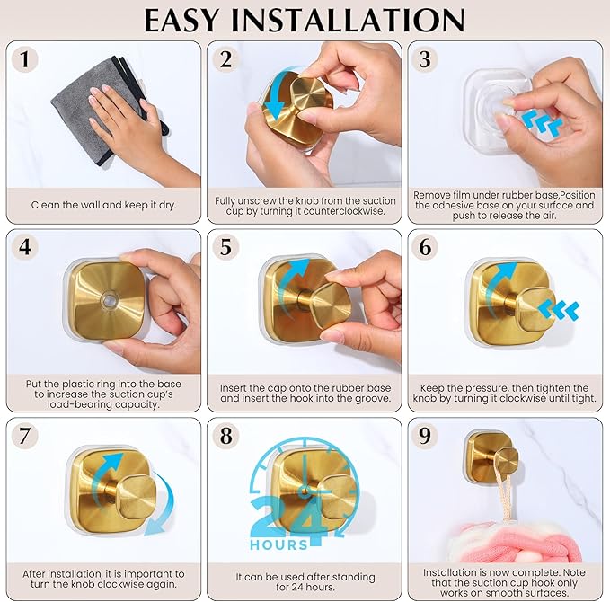 Suction Cup Hooks for Shower - Image 7