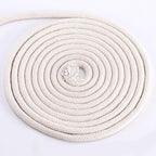328 Feet 1/4 Inch White Natural Cotton Rope, Cotton Clothesline Rope, - Image 5