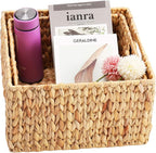 HOONEX Water Hyacinth Storage Baskets - Image 5