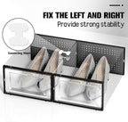Kuject 15 Pack Shoe Storage Boxes, Connect Left and Right Shoe Boxes Case - Image 3