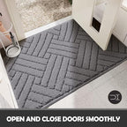 Door Mat Indoor, Non-Slip Rubber Backing Entry Rug & Door Mats, Low-Profile - Image 5