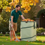 YUDI & GARDEN 46 Gallon Square Collapsible Yard Waste Containers｜Collapsible - Image 7
