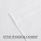 NICETOWN Door Curtains for Sliding Glass French Door, Farmhouse Linen Cutains - Image 6
