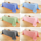 Waterproof Plaid Tablecloth Fabric - Image 9