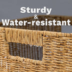 myHomeBody Wicker Storage Basket, Storage Cubes, Woven Baskets - Image 3