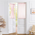Tollpiz Small Sheer Linen Textured Curtain Sheers Doorway Light Filtering Voile by Tollpiz