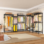 Heavy Duty Garment Rack Large Clothes Rack, Freestanding Closet Portable - Image 5