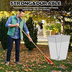 2 pcs Metal Trash Bag Holder, Outdoor Metal Leaf Bag Holder Stand, Garbage Bag - Image 6