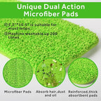 16.5 inch Mop Pads Refills, 3 Pack Microfiber Reusable Replacement Mop Pads - Image 3