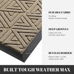 Yimobra Large Door Mat 36x24, All-Weather Waterproof Non-Slip Welcome Matt - Image 2