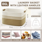 86L Extra Large Laundry Basket - Image 2