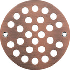 4-Inch Screw-in Shower Strainer Drain Cover Replacement Floor Strainer by vouruna