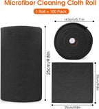 Roll of Microfiber Cleaning Cloth –100 Pack, Tear Away Microfiber Towels - Image 7
