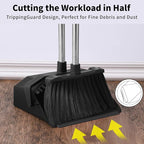 Commercial Broom and Dustpan Set, Industrial Brooms and Dustpans Sets 51 inch - Image 5