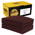 Dura-Gold Premium 6" x 9" Maroon General Purpose Scuff Pads, Box of 10 by Dura-Gold