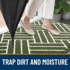 OLANLY Indoor Door Mat, 32x20 Inch, Dirt Resistant and Absorbent, Non-Slip - Image 2