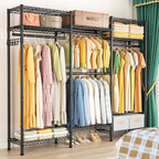 Heavy Duty Garment Rack Large Clothes Rack, Freestanding Closet Portable - Image 2
