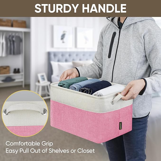 BALEINE 3 Pack Fabric Storage Bins - Image 8