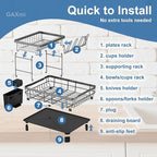 GAXmi Dish Drying Rack Over The Sink Drainer - Image 5