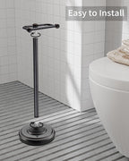 Toilet Paper Holder Stand, Oil Rubbed Bronze Toilet Paper Holder Free Standing - Image 7