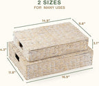 Set of 2 Decorative Storage Boxes - Image 5