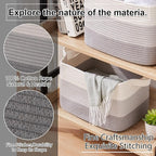 OIAHOMY Storage Basket, Woven Baskets - Image 3