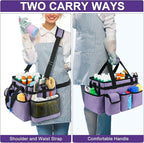 Cleaning Caddy Bag, Large Cleaning Supplies Organizer - Image 5