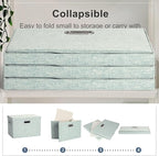Large 17" 36 Quart Collapsible Stackable Storage Bins - Image 4