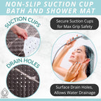 ENKOSI Bath Mat – Large 40 x 16 Inch Non-Slip Bathtub Mat - Image 3