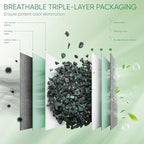Activated Charcoal Odor Absorber, Large 500g w Hooks Nature Odor Remover - Image 4