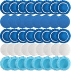 40 Pieces Polishing Bonnet Pads, Car Polisher Pad Bonnet 5-6 Inch, Car Buffer by Tivcck