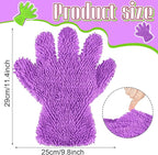 Ferraycle 2 Packs Car Wash Mitt 5 Finger Microfiber Wash Mitts Auto Car Dusting - Image 3
